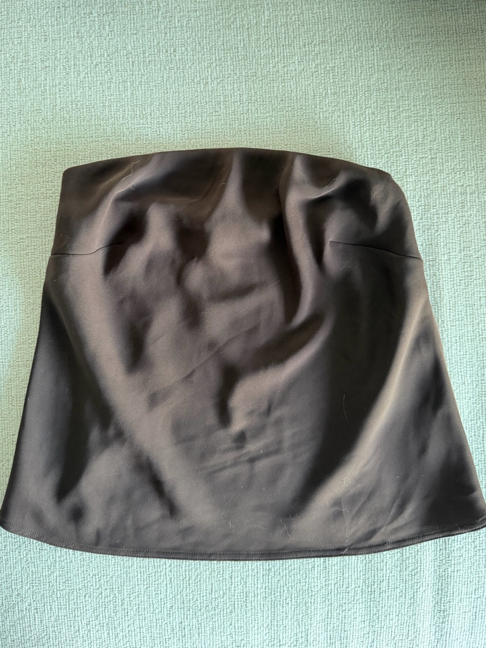 ARITZIA Babaton Strapless Mini Skirt in Deep Brown